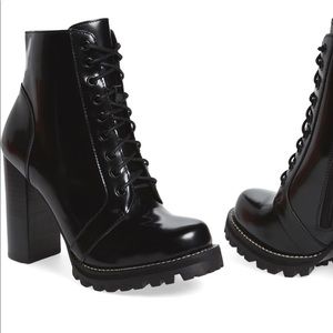 Jeffrey Campbell Legion Black Combat Boot Size 9 - EUC platform chunky high heel